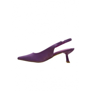 Slingback Raso Viola Tacco 7