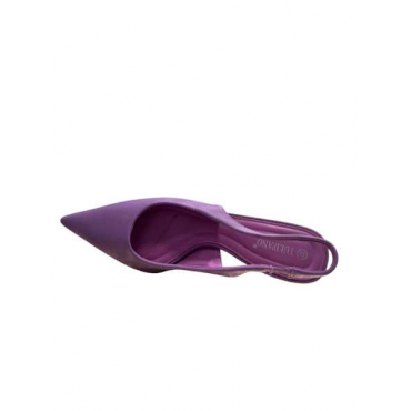 Slingback Raso Viola Tacco 7