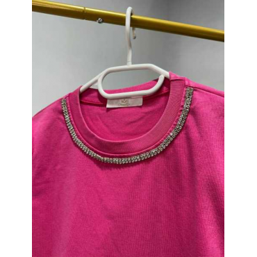 Maglia Girocollo Strass