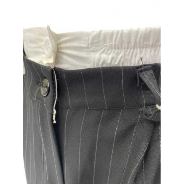 Pantalone Riga Di Gesso Curvy