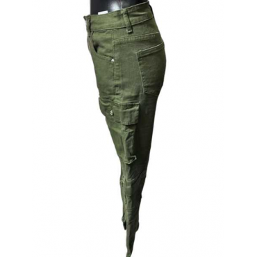 Jeans Cargo Verde