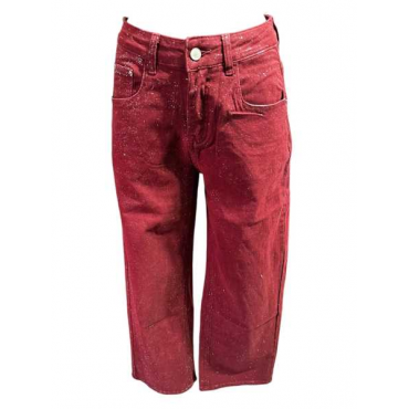 Jeans Bordo