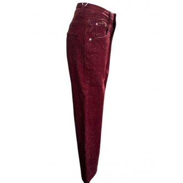 Jeans Bordo