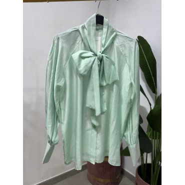 Camicia Con Fiocco Moda New