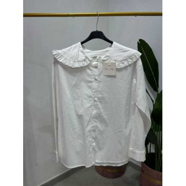 Camicia In Cotone Con Colletto 