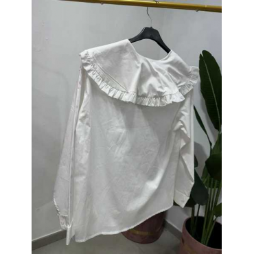 Camicia In Cotone Con Colletto 