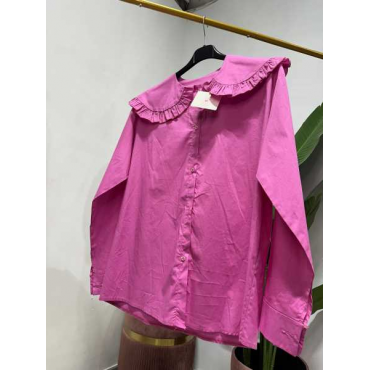 Camicia In Cotone Con Colletto 