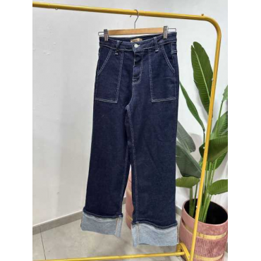 Jeans Moda Con Risvolto Justwest