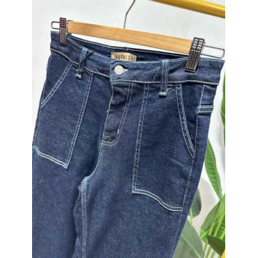 Jeans Moda Con Risvolto Justwest