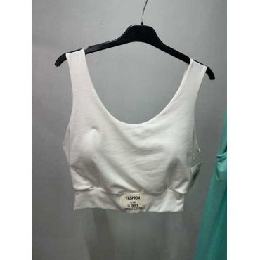 Coordinato Top Fascia Bianco